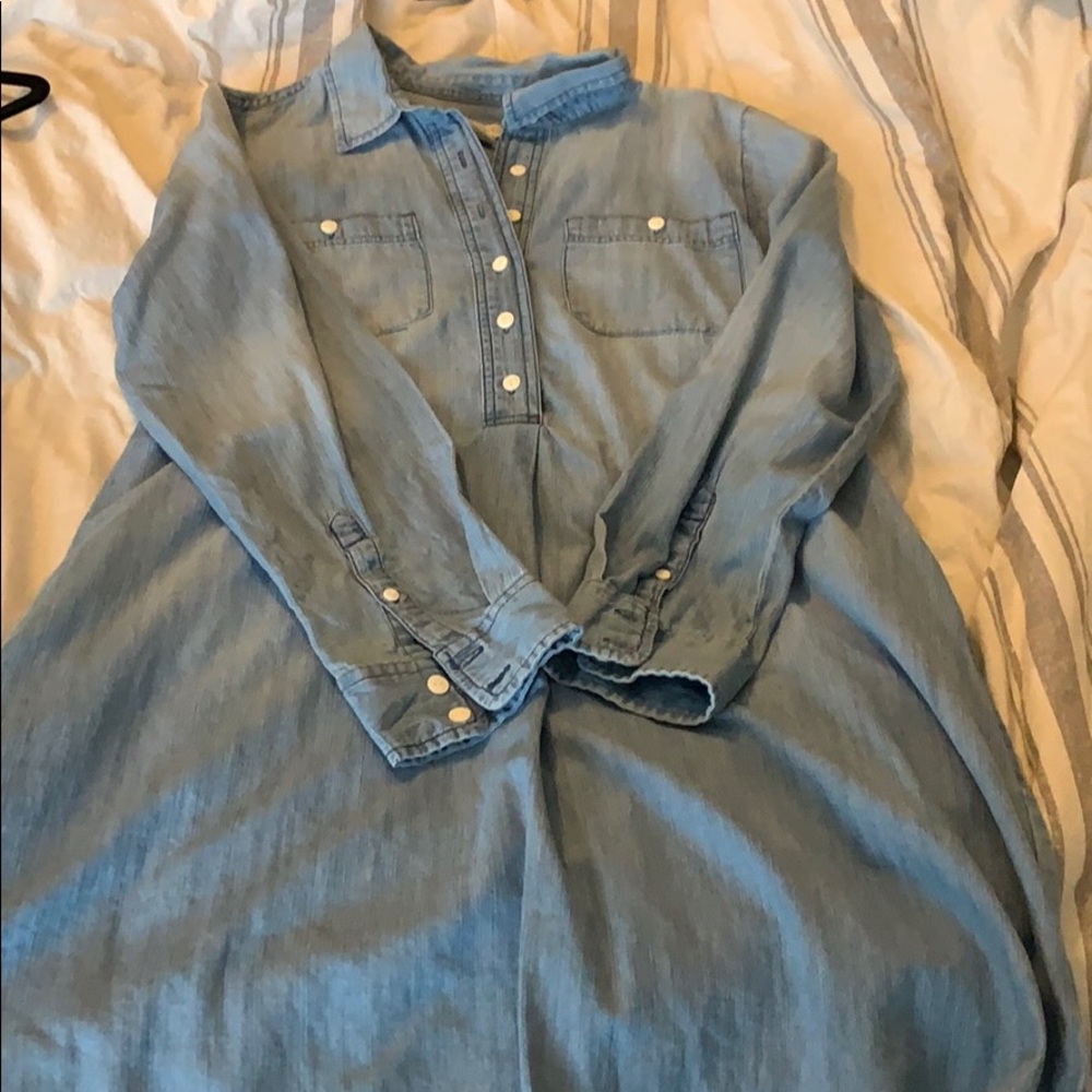 Peyton and Parker Denim/Chambrey dress